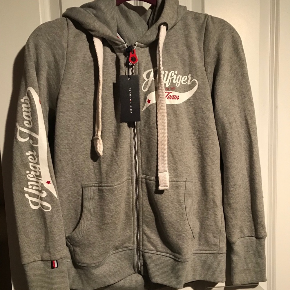 Grey Tommy Hilfiger Sweatshirt NEW w tags